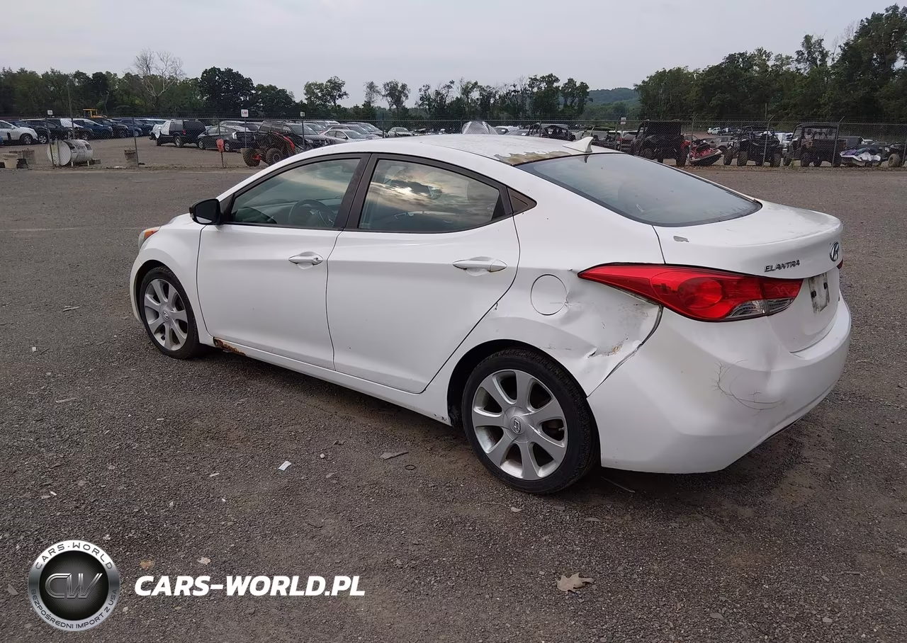 2012 Hyundai Elantra Limited VIN:5NPDH4AE6CH091276 - 3