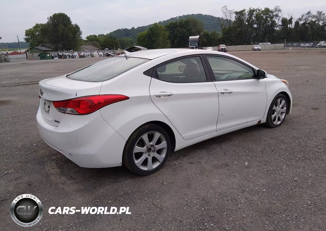 2012 Hyundai Elantra Limited VIN:5NPDH4AE6CH091276 - 4