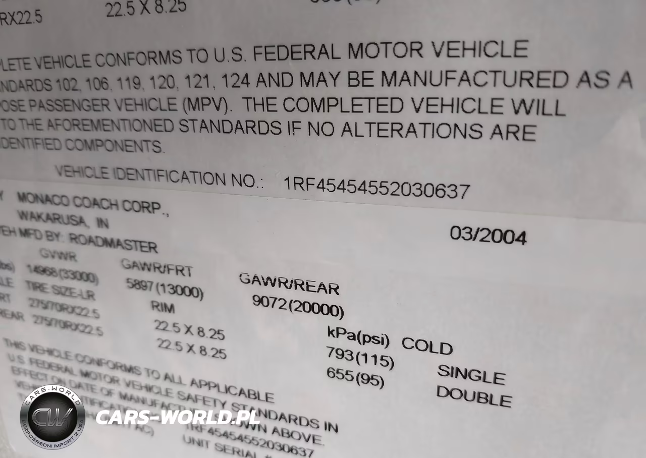 2005 Roadmaster Rail Monocoque VIN:1RF45454552030637 - 9