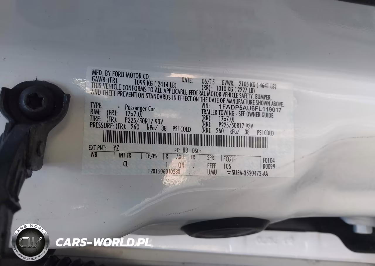 2015 Ford C-Max Hybrid Se VIN:1FADP5AU6FL119017 - 9