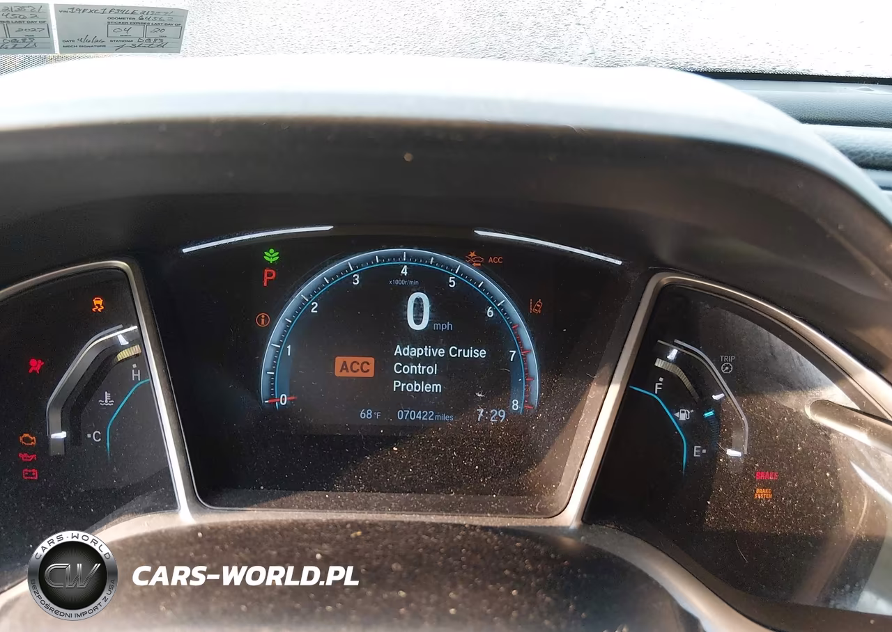 2020 Honda Civic Ex VIN:19XFC1F34LE213571 - 7