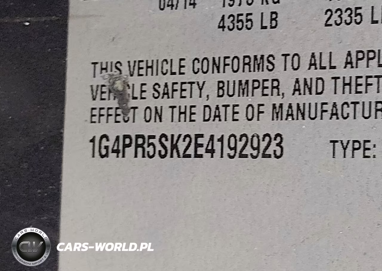2014 Buick Verano Convenience Group VIN:1G4PR5SK2E4192923 - 9