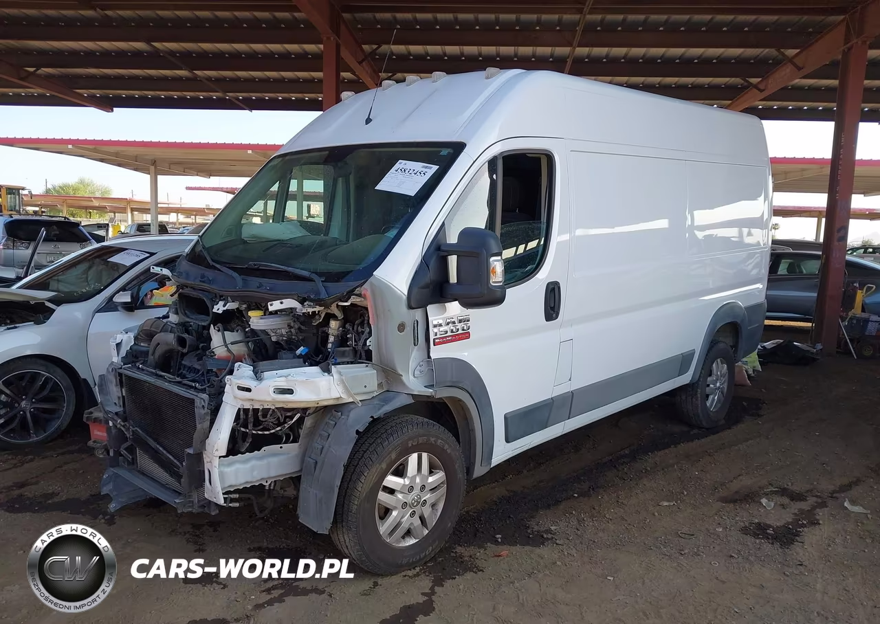 2017 Ram Promaster 1500 High Roof 136 Wb VIN:3C6TRVBG8HE514764 - 2