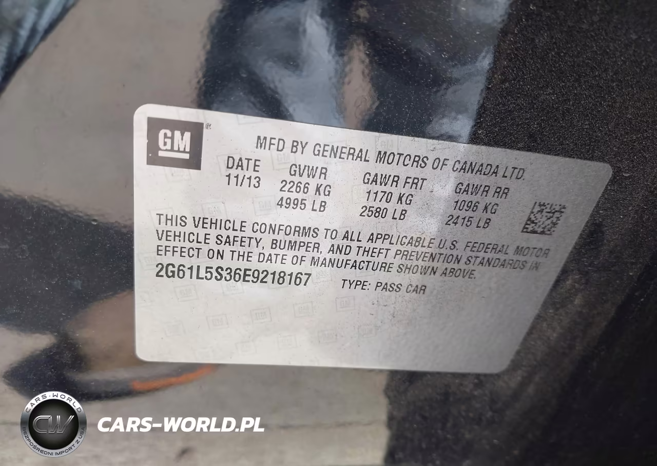 2014 Cadillac Xts Standard VIN:2G61L5S36E9218167 - 9