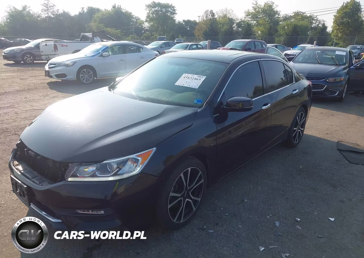 2016 Honda Accord Ex VIN:1HGCR2F76GA021850 - 2