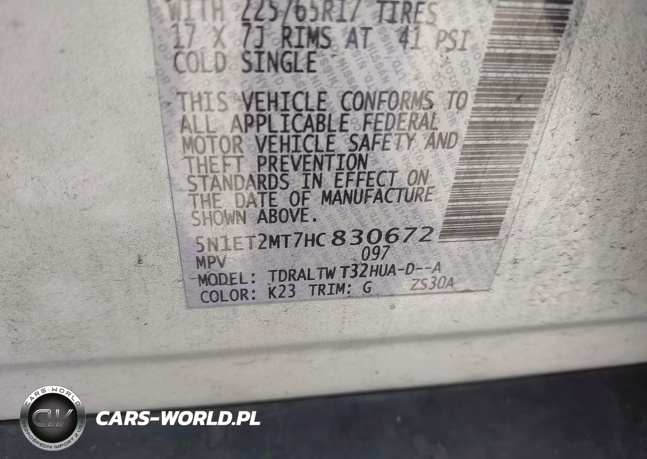 2017 Nissan Rogue Hybrid Sv VIN:5N1ET2MT7HC830672 - 9