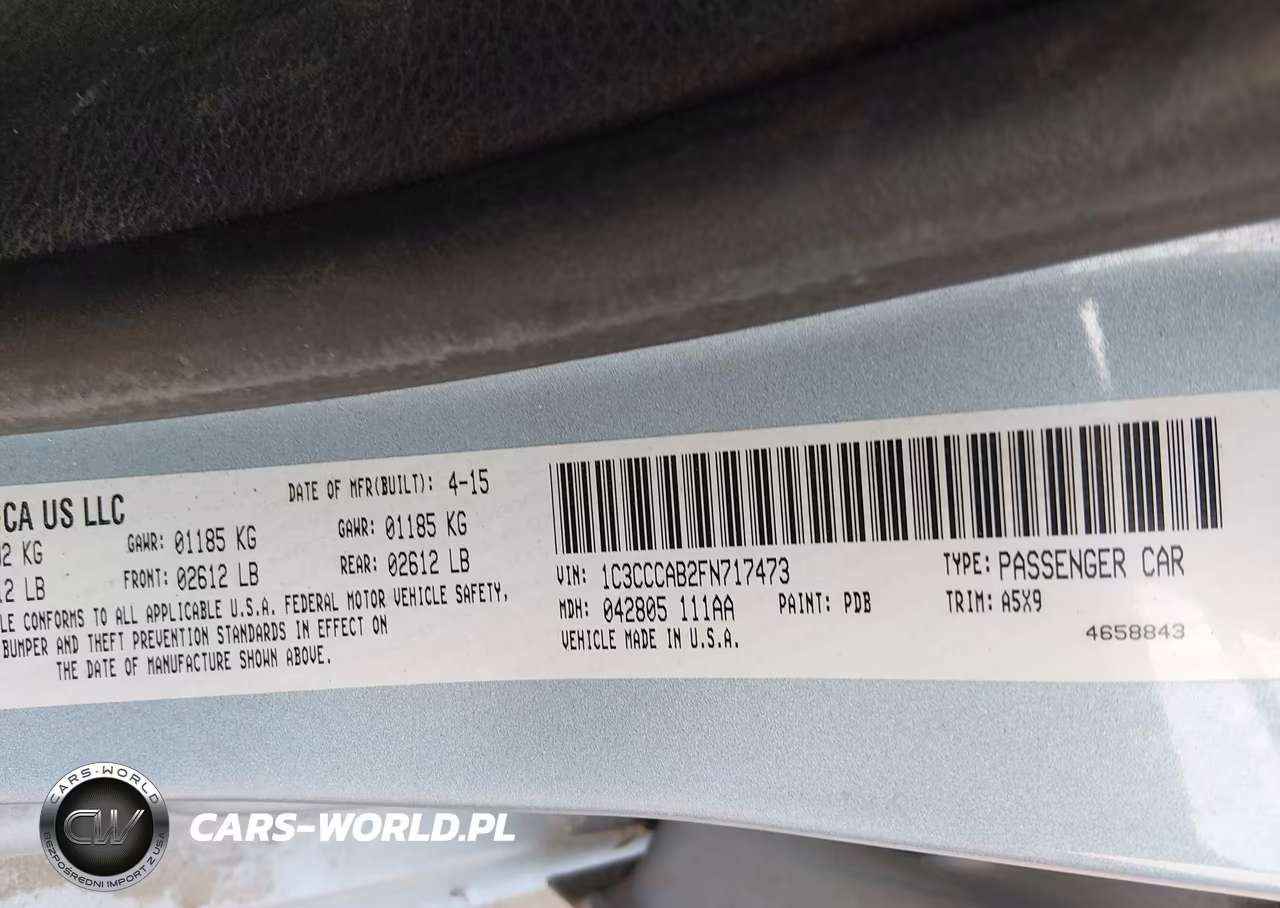 2015 Chrysler 200 Limited VIN:1C3CCCAB2FN717473 - 9