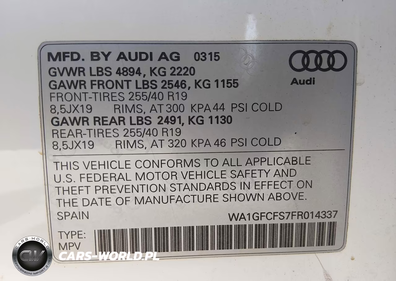2015 Audi Q3 2.0T Premium Plus VIN:WA1GFCFS7FR014337 - 9