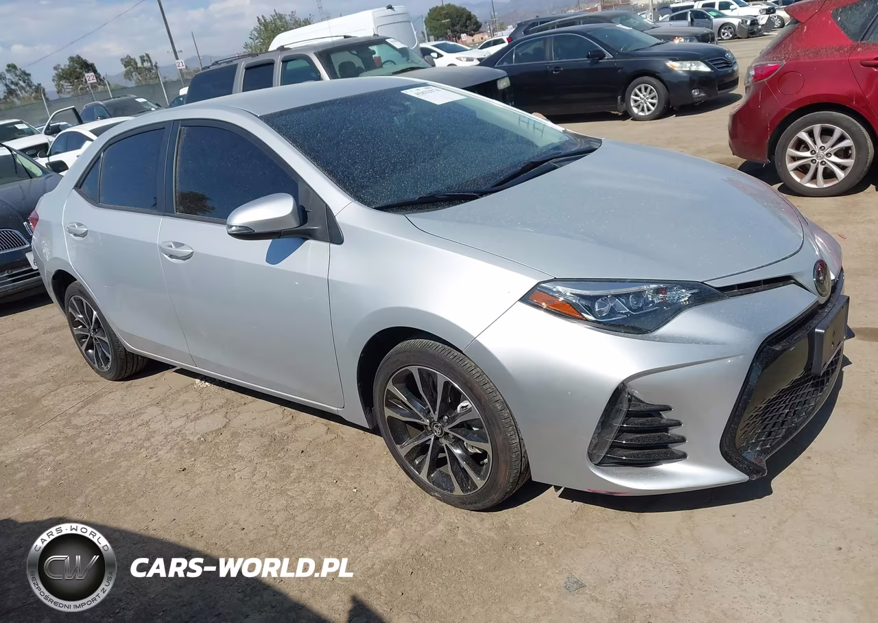 2019 Toyota Corolla Se VIN:2T1BURHE5KC136313 - 1