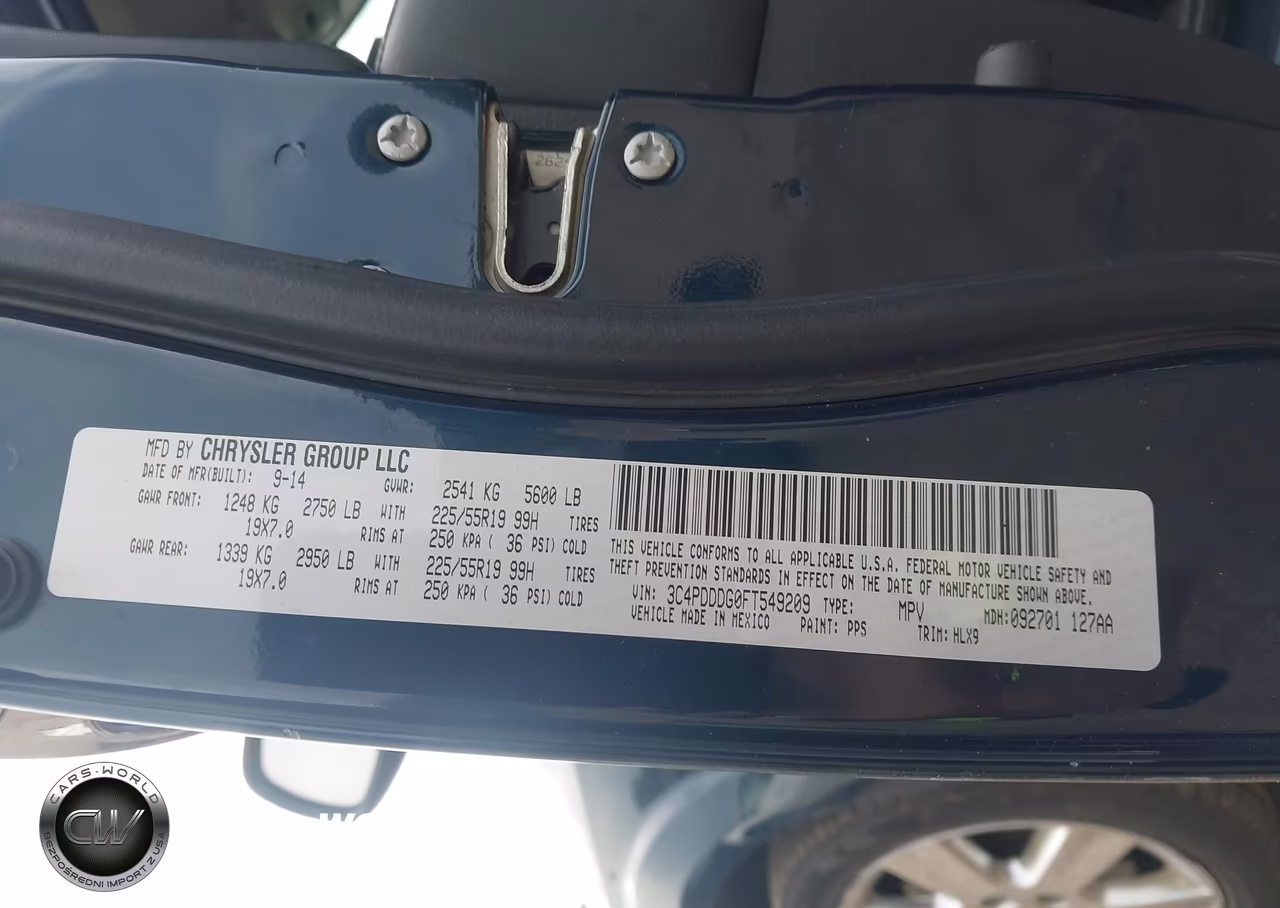 2015 Dodge Journey Limited VIN:3C4PDDDG0FT549209 - 9