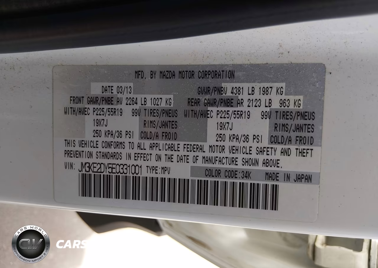 2014 Mazda Cx-5 Grand Touring VIN:JM3KE2DY5E0331001 - 9