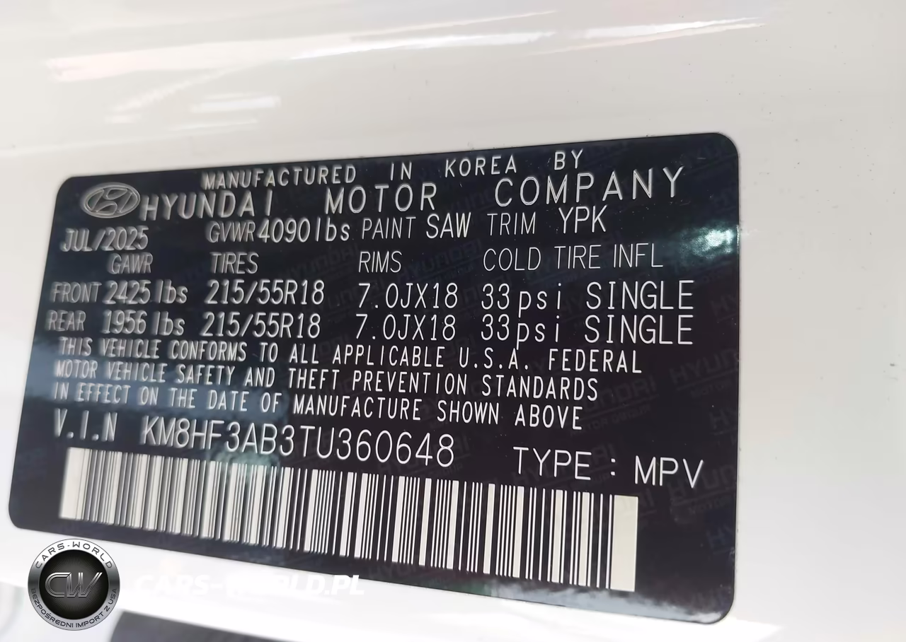 2026 Hyundai Kona Sel Sport VIN:KM8HF3AB3TU360648 - 9