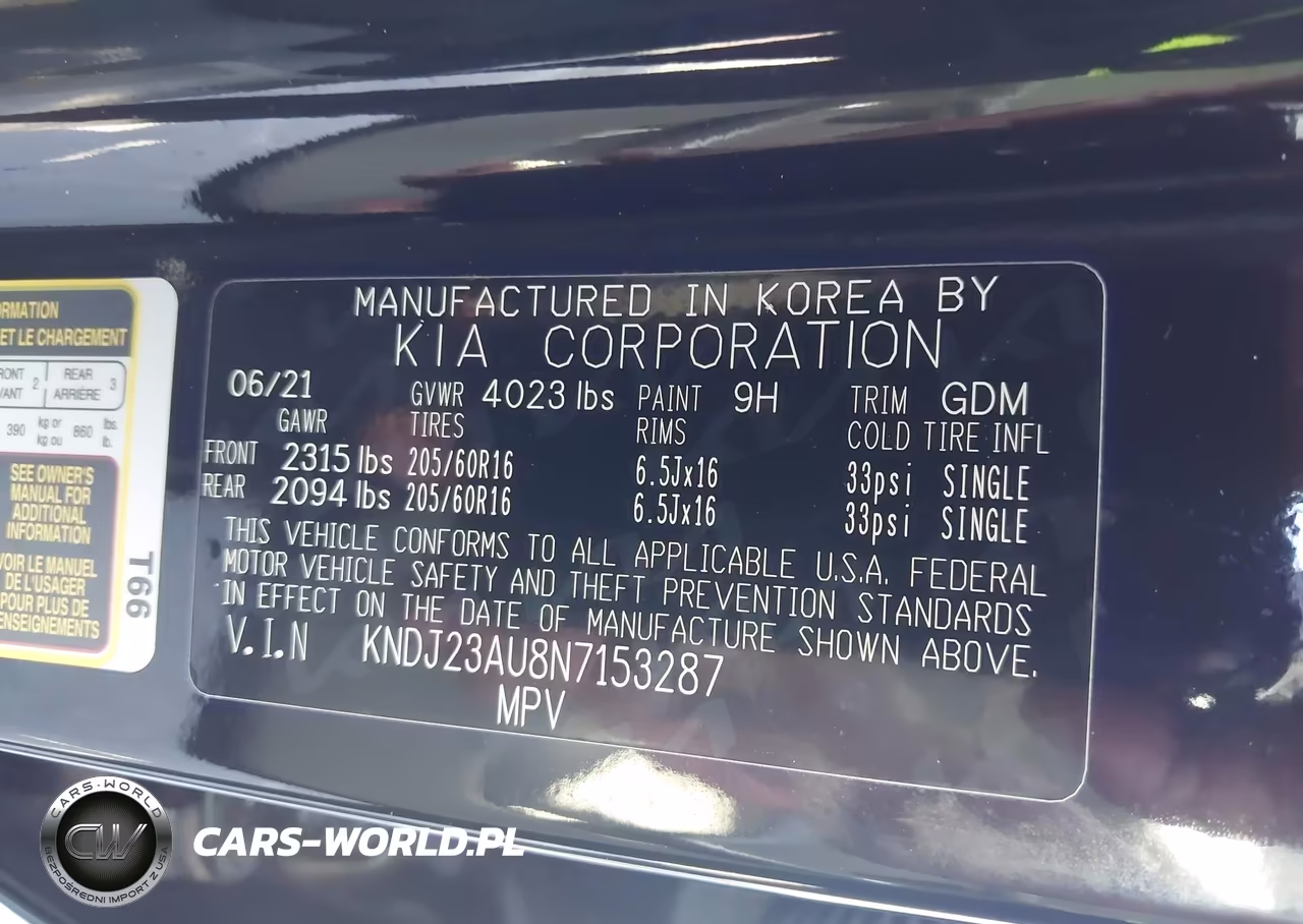 2022 Kia Soul Lx VIN:KNDJ23AU8N7153287 - 9
