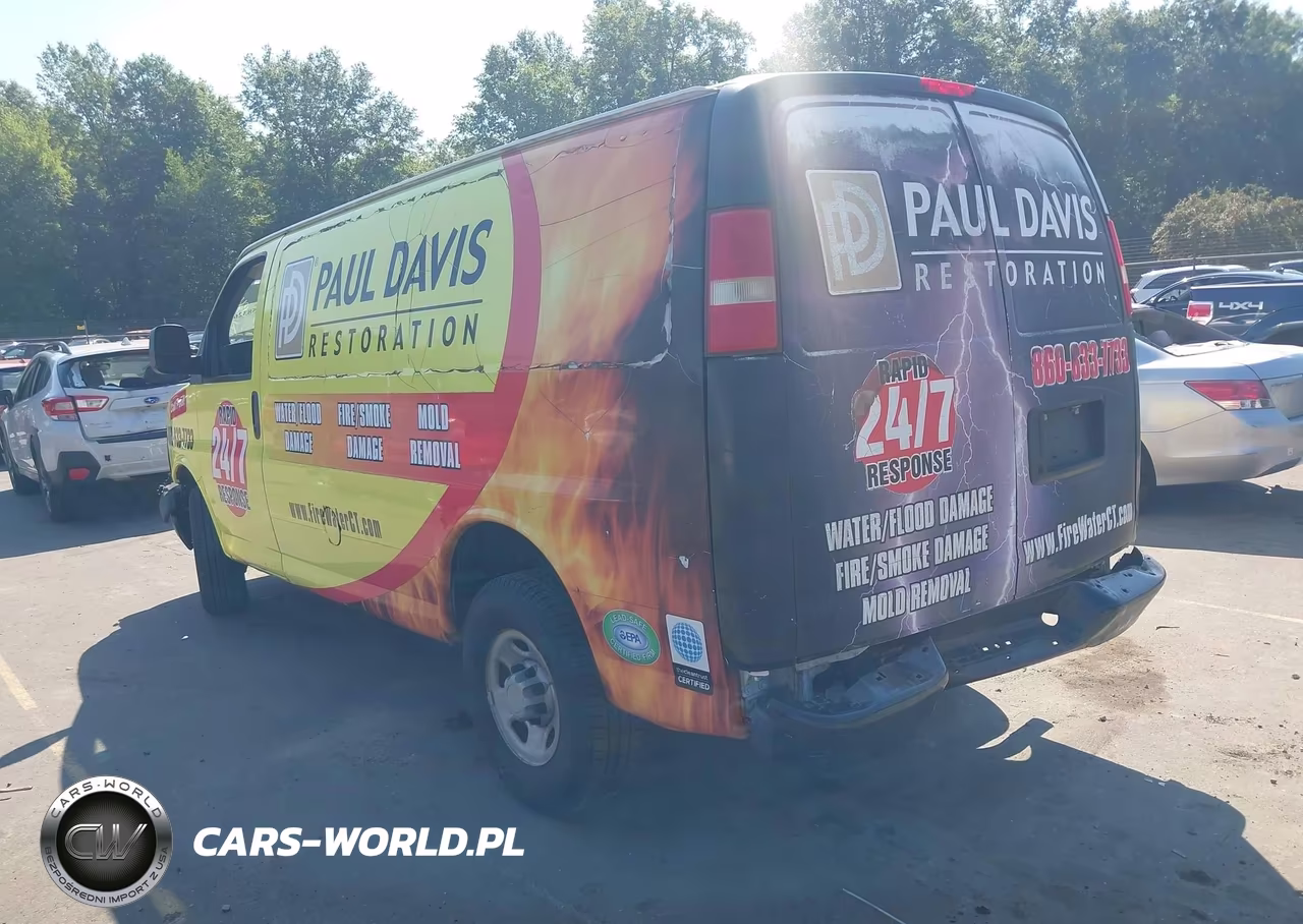 2008 Chevrolet Express Work Van VIN:1GCGG25C681174220 - 3