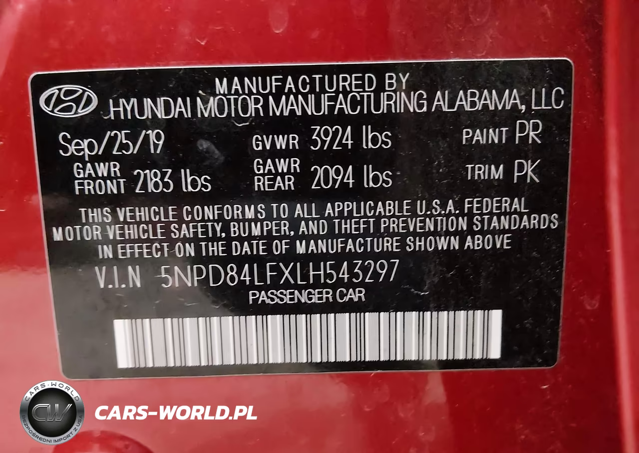 2020 Hyundai Elantra Sel VIN:5NPD84LFXLH543297 - 9