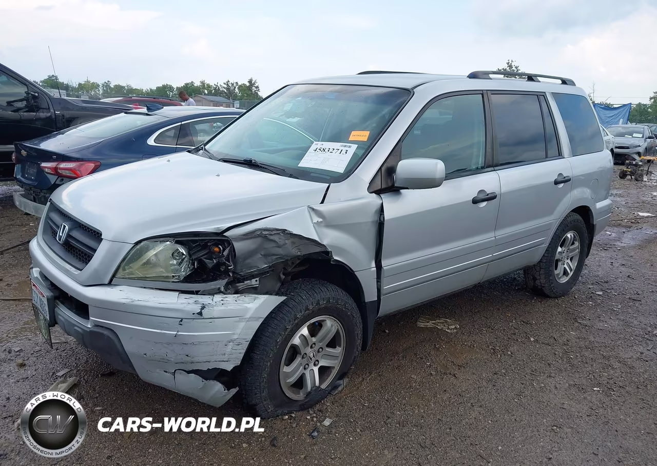 2003 Honda Pilot Ex-L VIN:2HKYF18503H589002 - 2