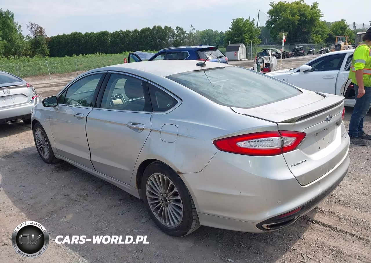 2014 Ford Fusion Titanium VIN:3FA6P0K91ER164923 - 3