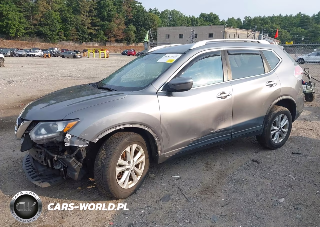 2016 Nissan Rogue Sv VIN:KNMAT2MV0GP727430 - 2