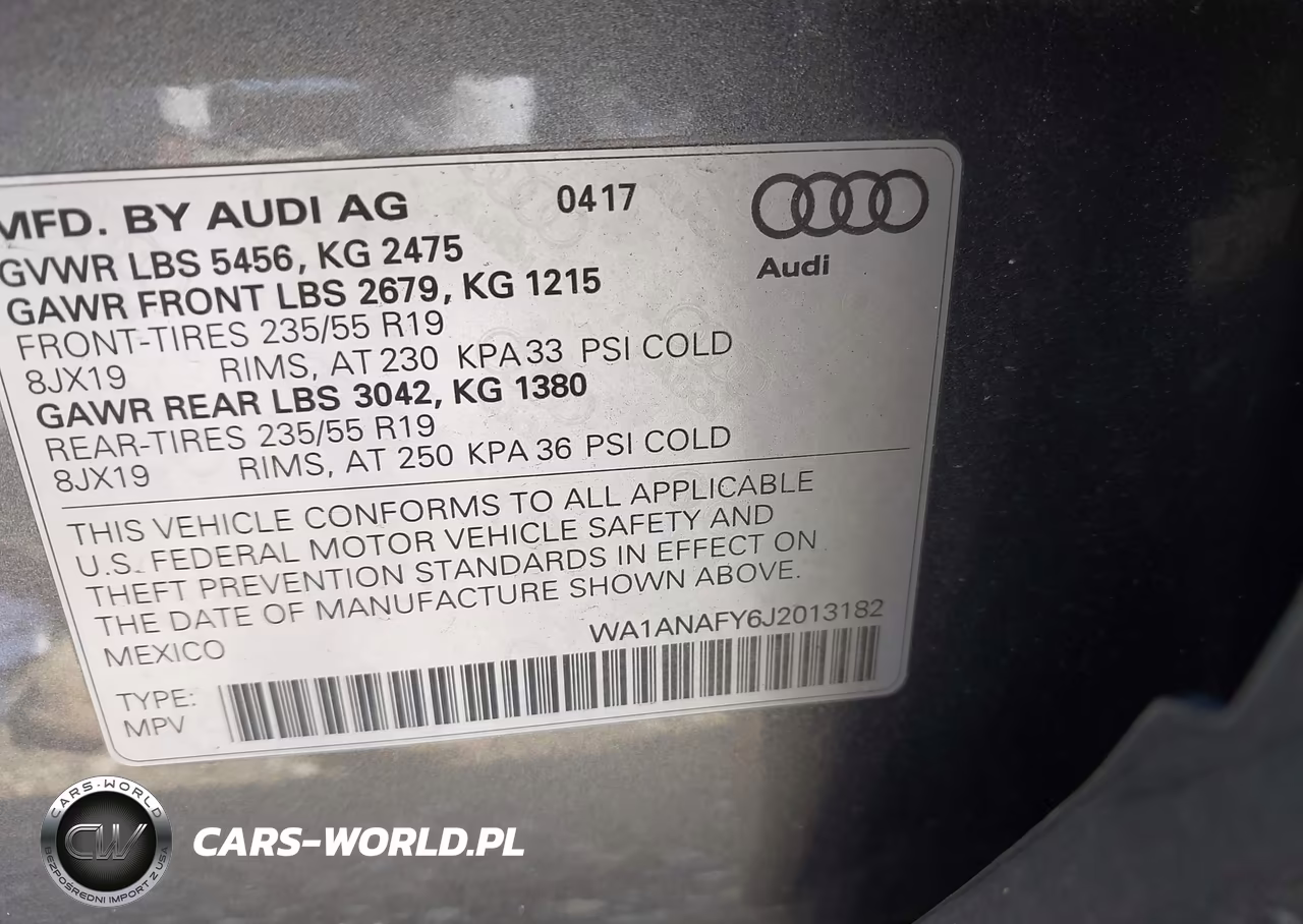 2018 Audi Q5 2.0T Premium-2.0T Tech Premium VIN:WA1ANAFY6J2013182 - 9