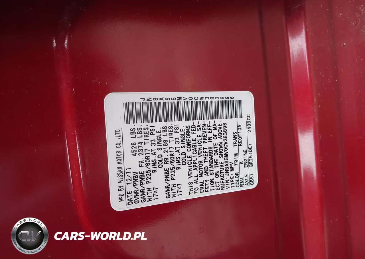 2012 Nissan Rogue Sv VIN:JN8AS5MV0CW383896 - 9