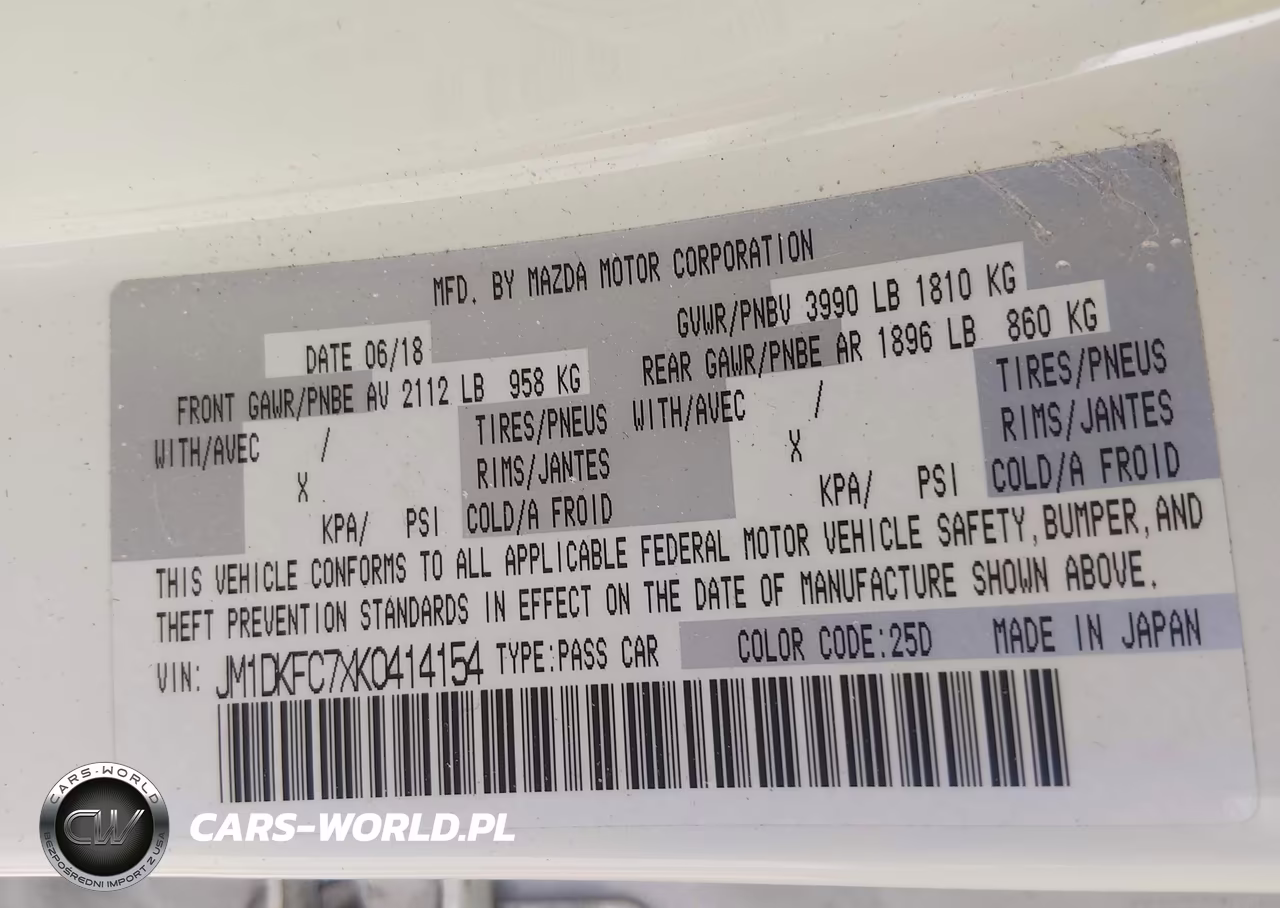 2019 Mazda Cx-3 Touring VIN:JM1DKFC7XK0414154 - 9