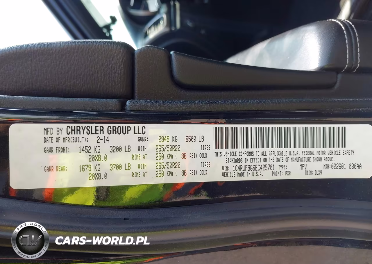 2014 Jeep Grand Cherokee Limited VIN:1C4RJFBG6EC425701 - 9