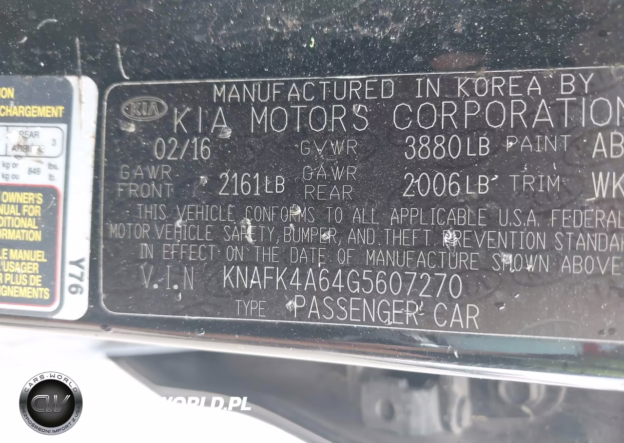 2016 Kia Forte Lx VIN:KNAFK4A64G5607270 - 9