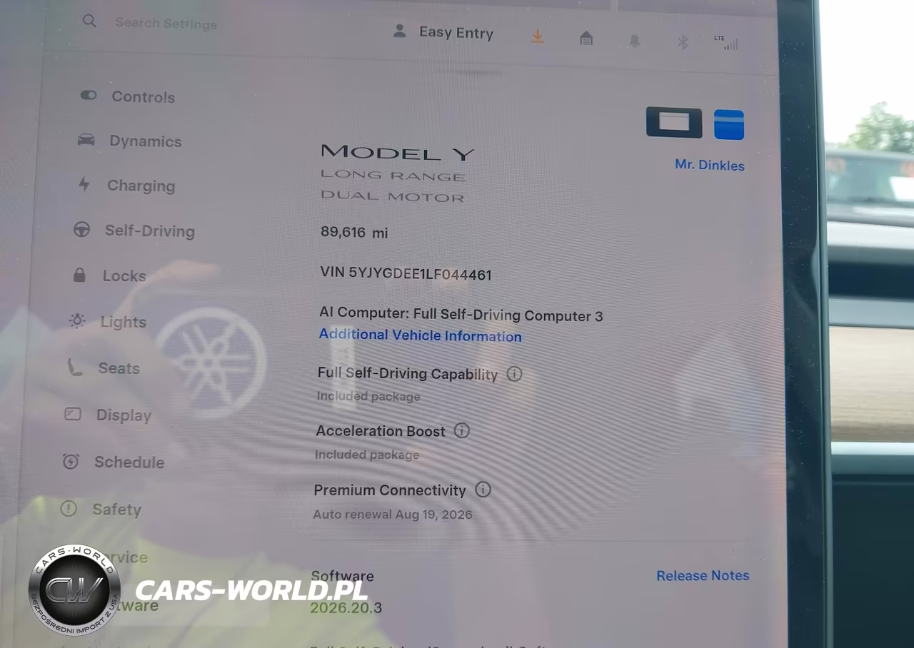 2020 Tesla Model Y Long Range Dual Motor All-Wheel Drive VIN:5YJYGDEE1LF044461 - 18