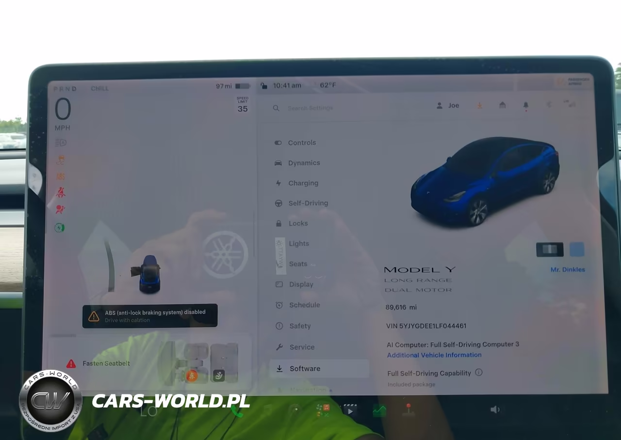 2020 Tesla Model Y Long Range Dual Motor All-Wheel Drive VIN:5YJYGDEE1LF044461 - 7