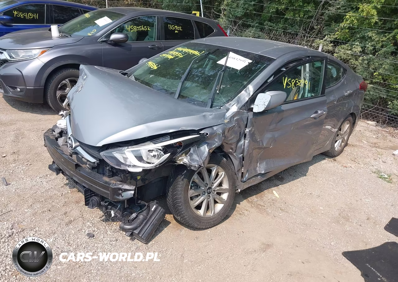 2015 Hyundai Elantra Se VIN:KMHDH4AE3FU291523 - 2