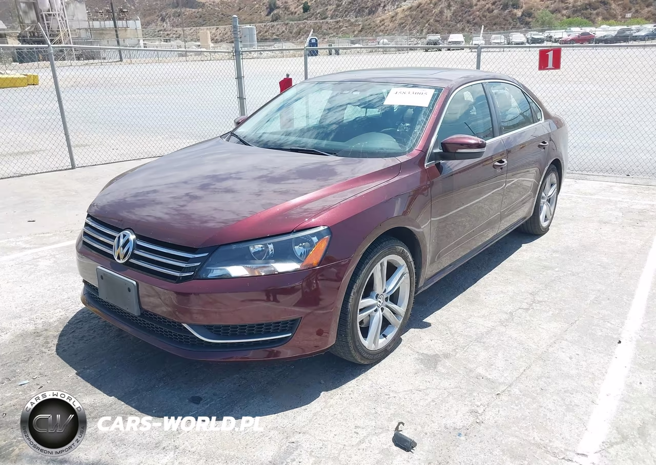 2014 Volkswagen Passat 2.5L Se VIN:1VWBP7A3XEC004145 - 2