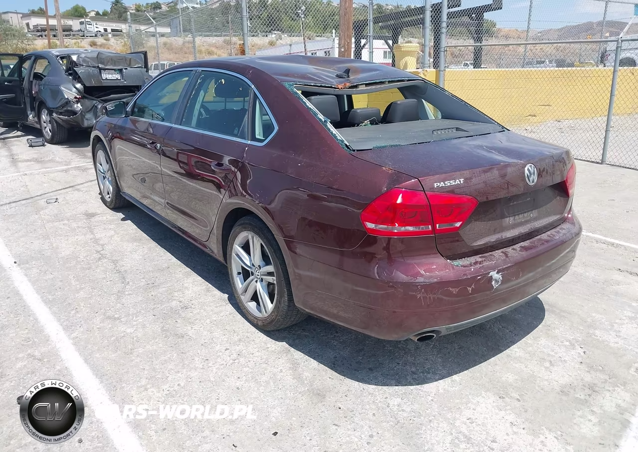 2014 Volkswagen Passat 2.5L Se VIN:1VWBP7A3XEC004145 - 3