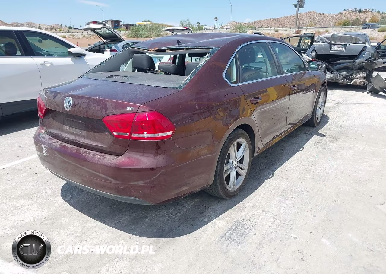 2014 Volkswagen Passat 2.5L Se VIN:1VWBP7A3XEC004145 - 4