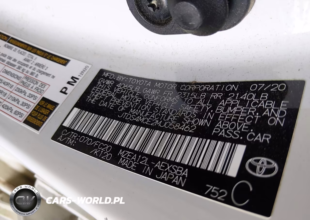 2021 Toyota Corolla Se VIN:JTDS4MCE2MJ058462 - 9