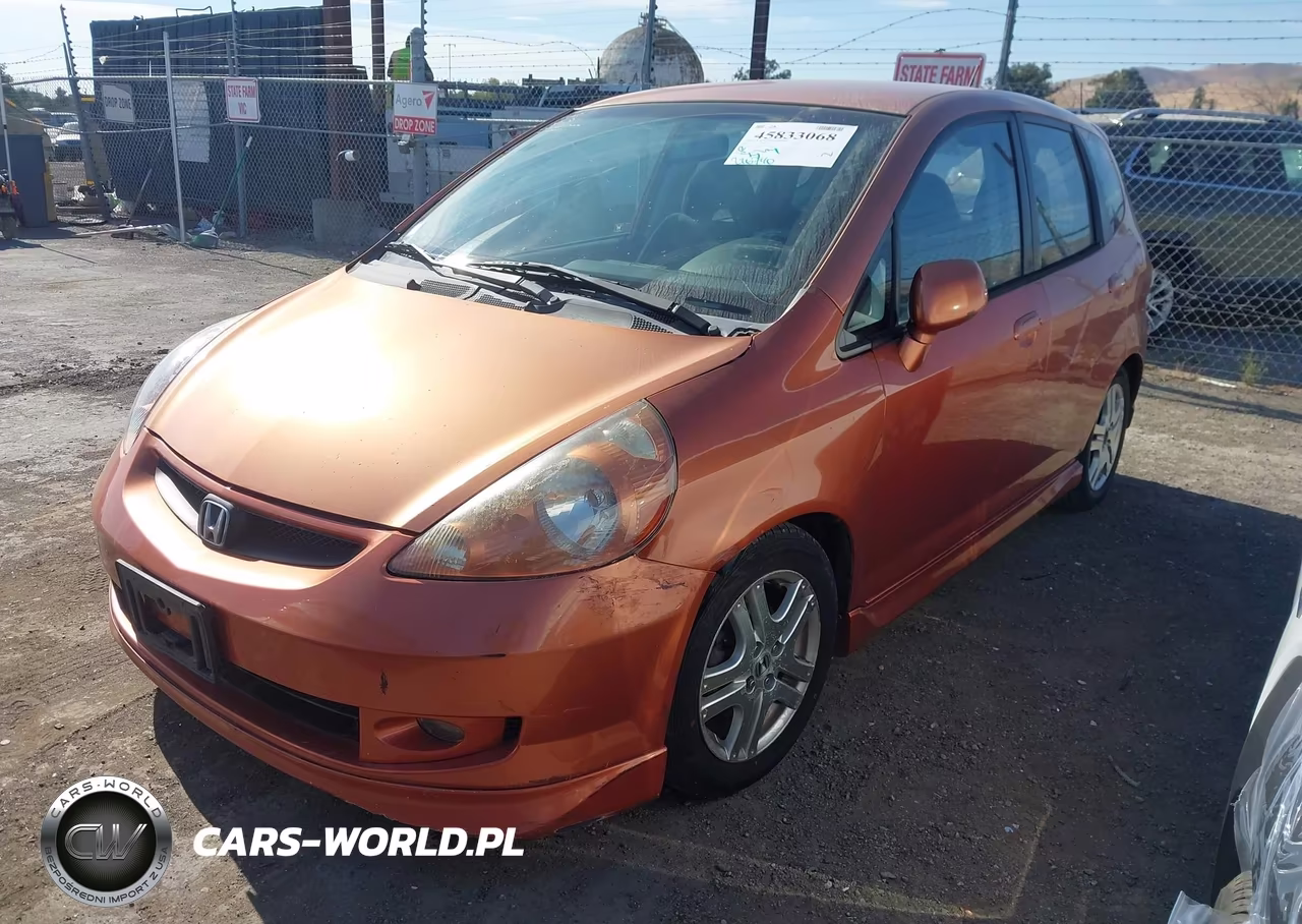 2007 Honda Fit Sport VIN:JHMGD38607S057101 - 2