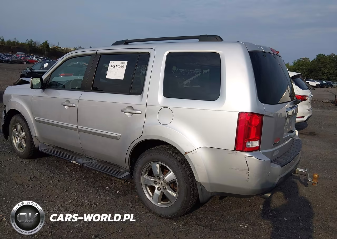 2009 Honda Pilot Ex VIN:5FNYF48439B026834 - 3