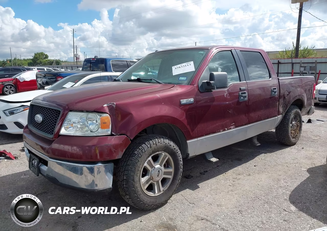 2006 Ford F-150 Xlt VIN:1FTRW12W86FA95989 - 2