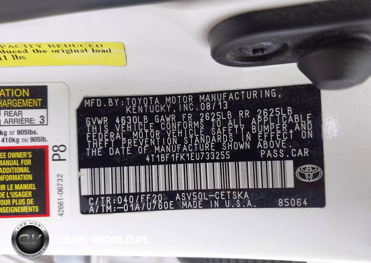2014 Toyota Camry Se Sport VIN:4T1BF1FK1EU733255 - 9