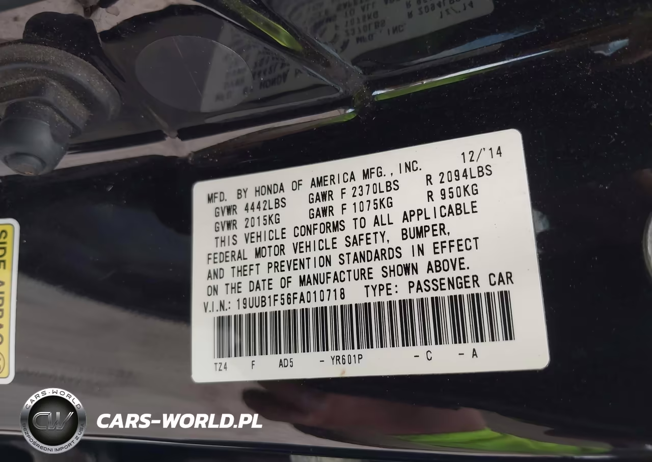 2015 Acura Tlx Tech VIN:19UUB1F56FA010718 - 9