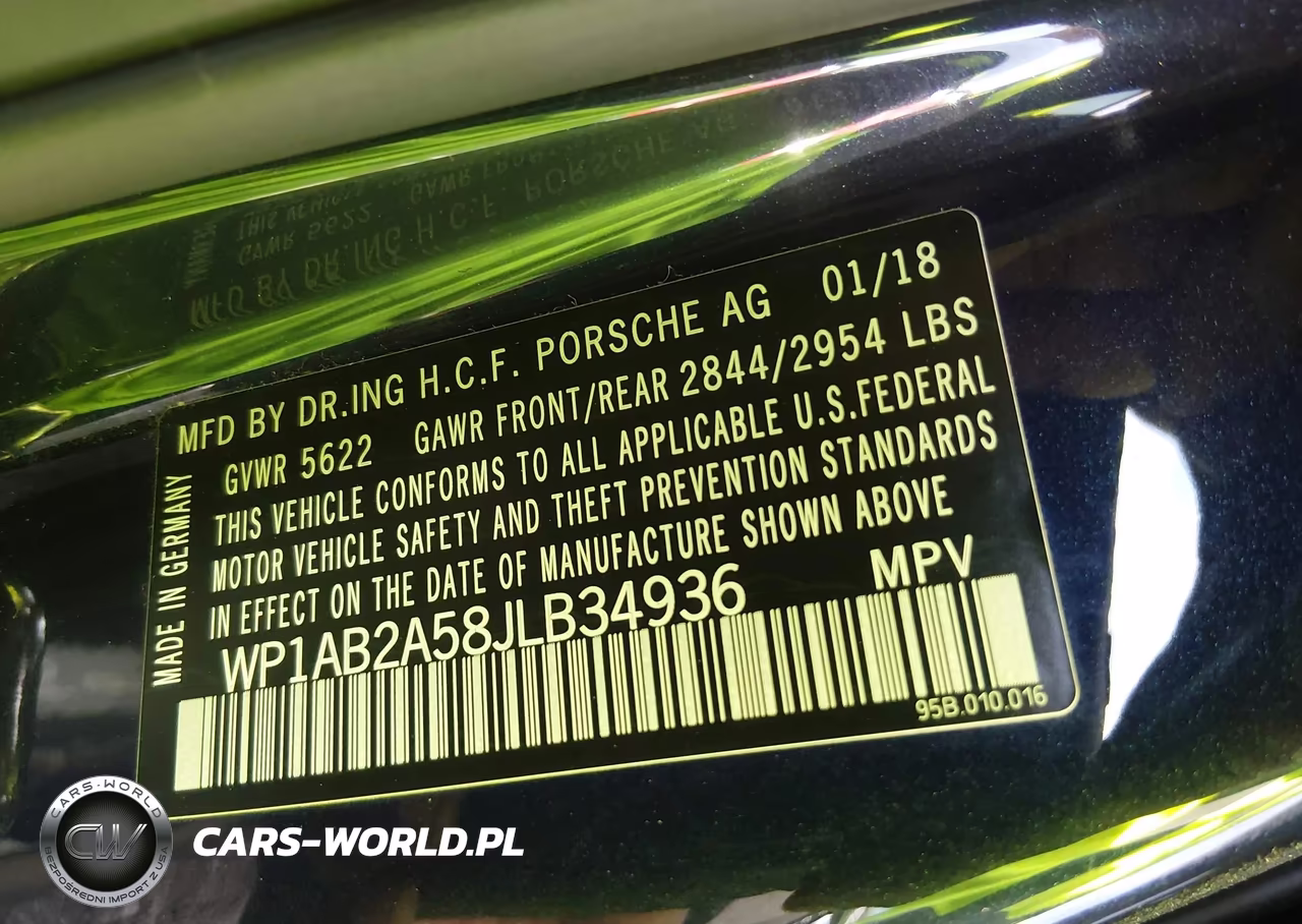 2018 Porsche Macan S VIN:WP1AB2A58JLB34936 - 9