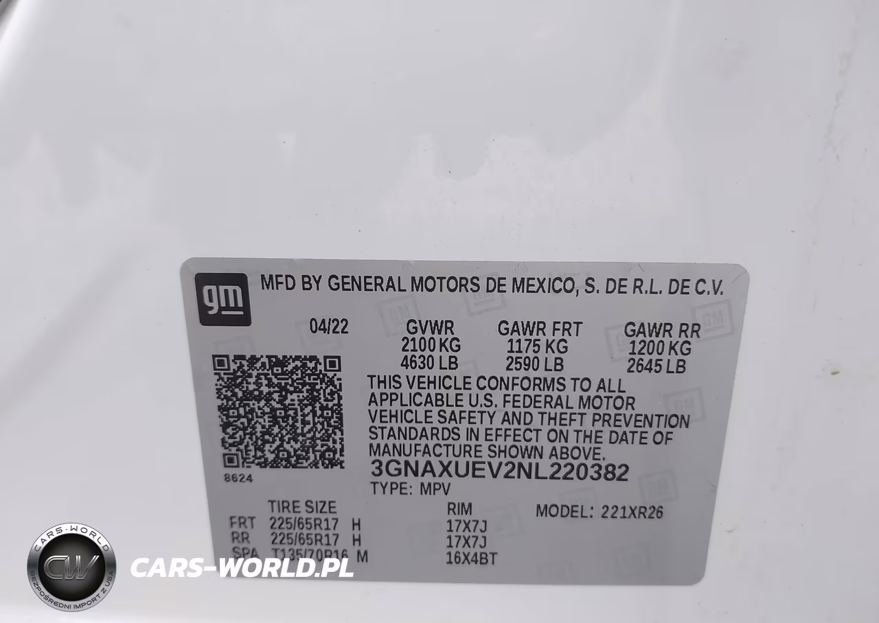 2022 Chevrolet Equinox Awd Lt VIN:3GNAXUEV2NL220382 - 9