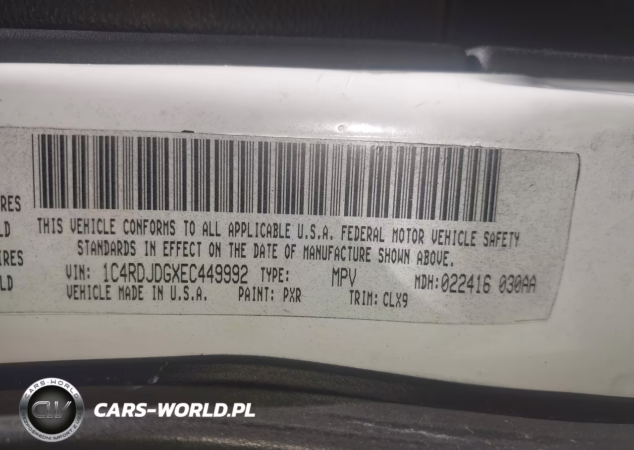 2014 Dodge Durango Limited VIN:1C4RDJDGXEC449992 - 9