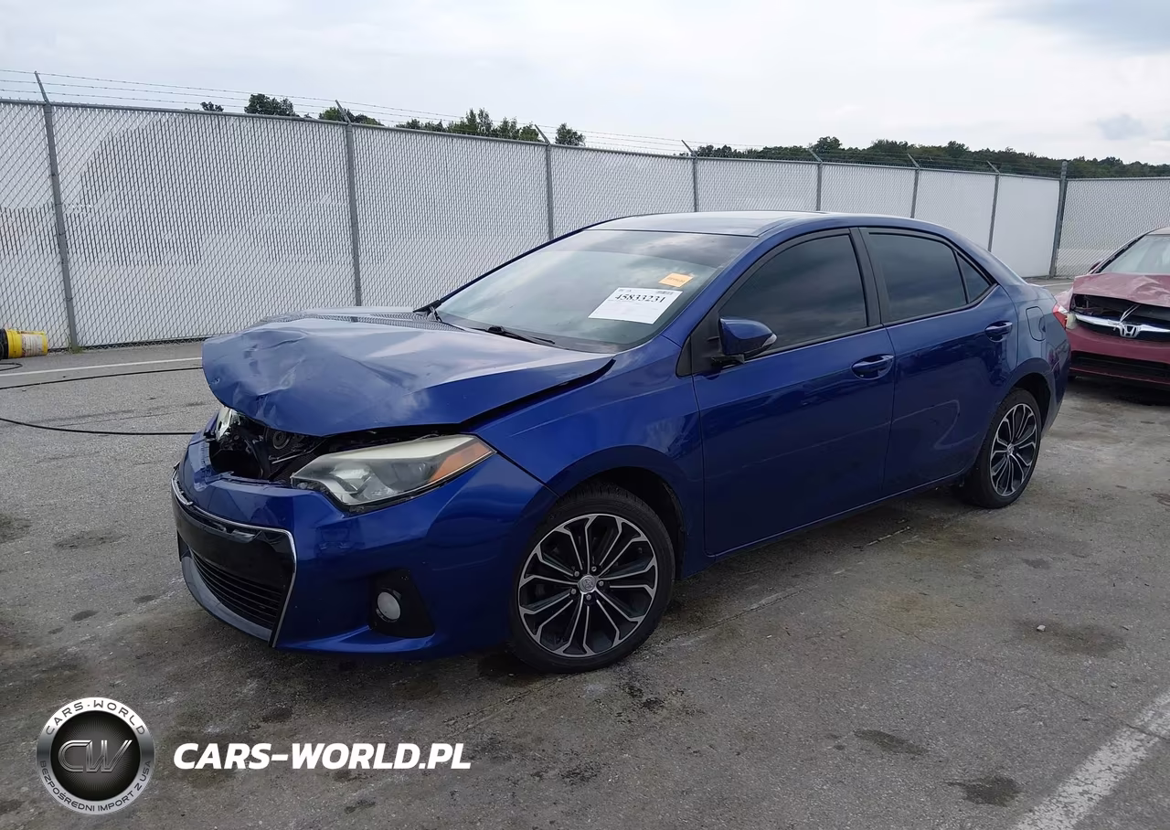 2015 Toyota Corolla S Plus VIN:5YFBURHE6FP247474 - 2