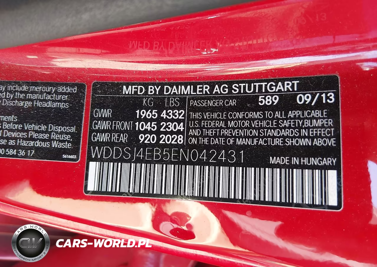 2014 Mercedes-Benz Cla 250 VIN:WDDSJ4EB5EN042431 - 9
