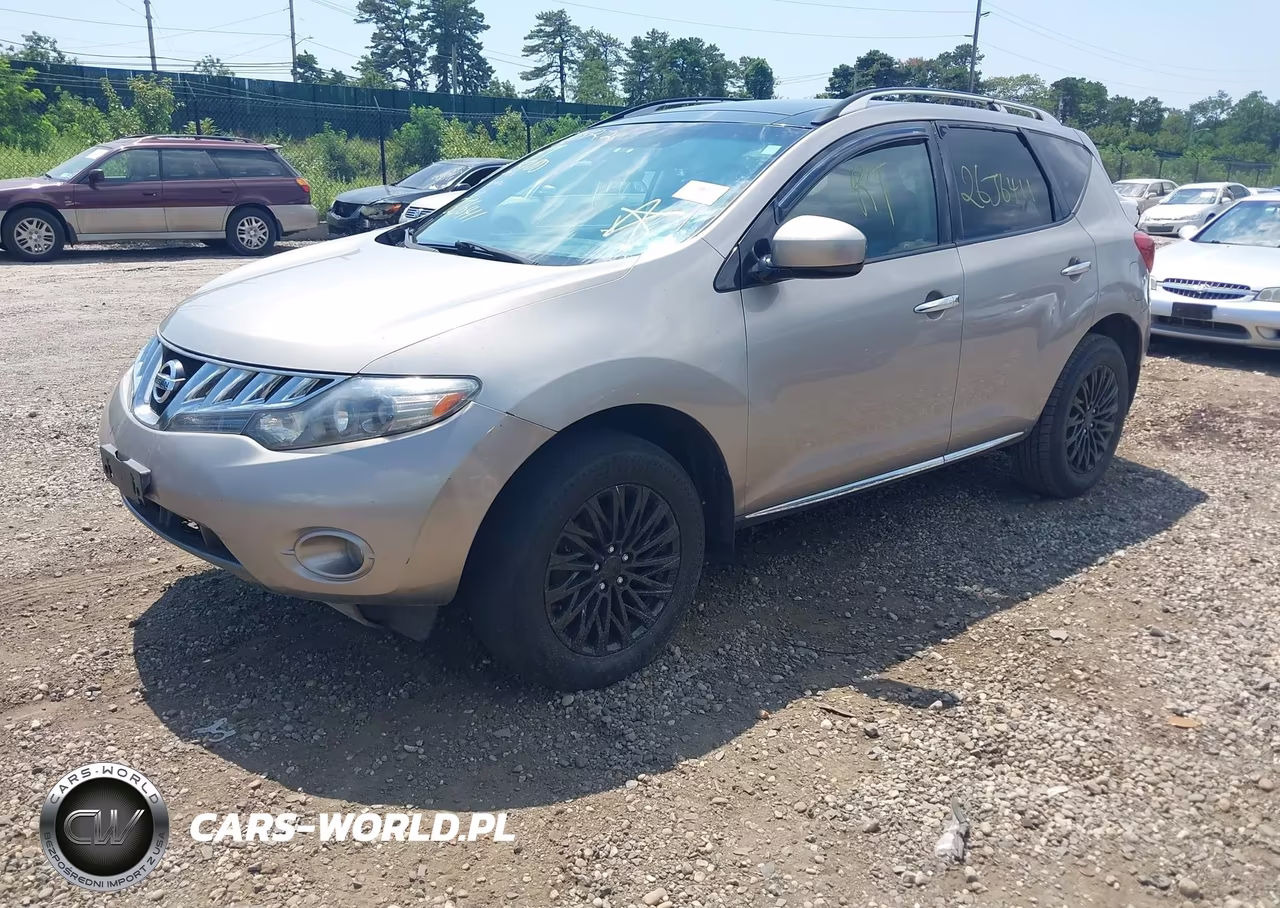 2009 Nissan Murano Sl VIN:JN8AZ18W09W211688 - 2