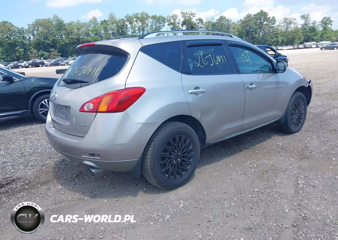 2009 Nissan Murano Sl VIN:JN8AZ18W09W211688 - 4