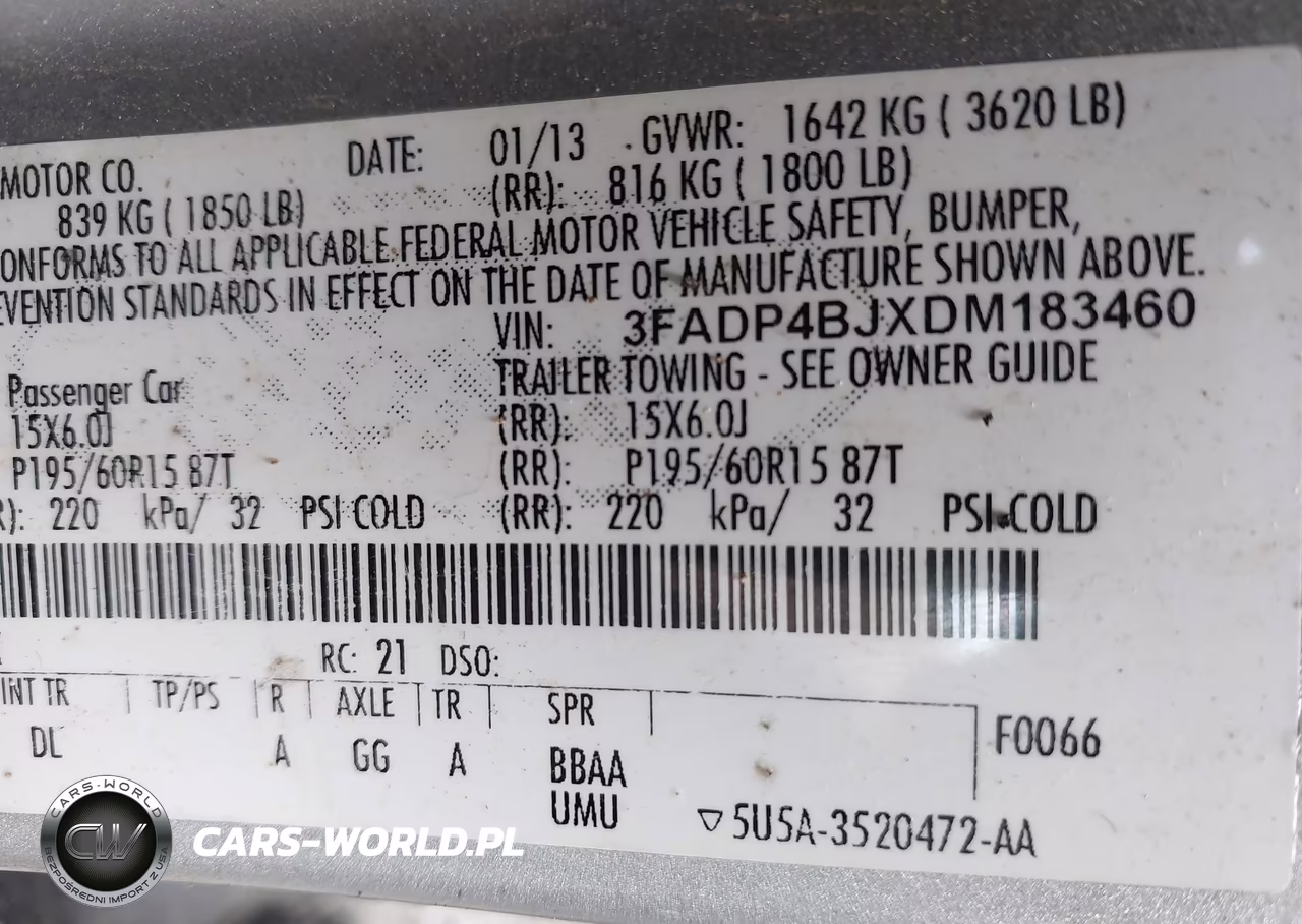 2013 Ford Fiesta Se VIN:3FADP4BJXDM183460 - 9