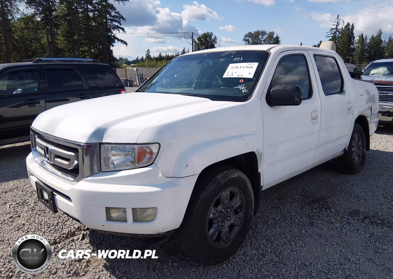 2010 Honda Ridgeline Rtl VIN:5FPYK1F53AB501772 - 2