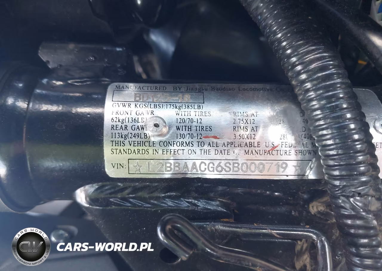 2025 Jiangsu Baodiao VIN:L2BBAACG6SB000719 - 10