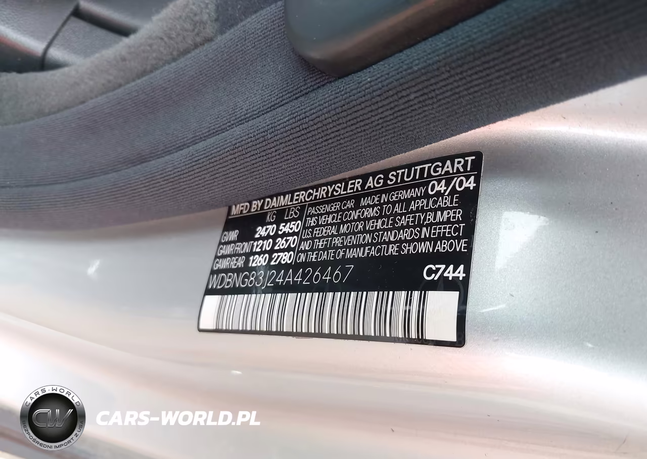 2004 Mercedes-Benz S 430 4Matic VIN:WDBNG83J24A426467 - 9